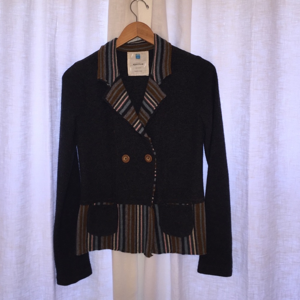 Anthropologie wool blazer